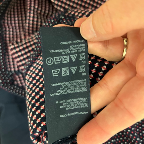 Tommy Hilfiger Navy Mini Dress with Dots - Picture 8 of 8